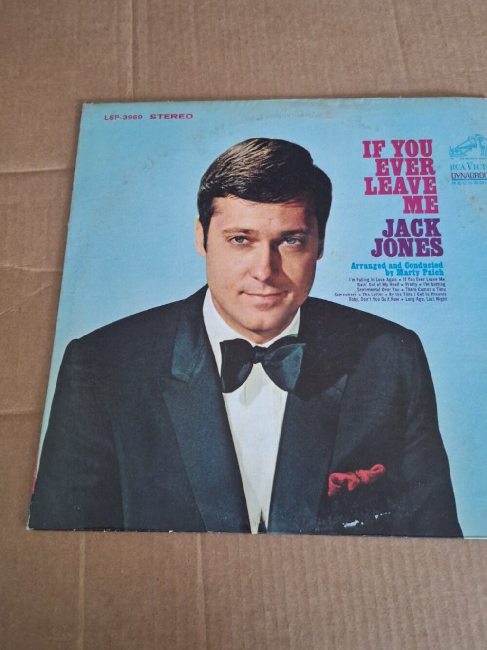 jack jones if you ever leave me lp record